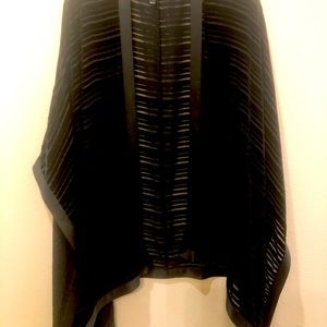 Eileen Fisher velvet and silk cape. Worn once